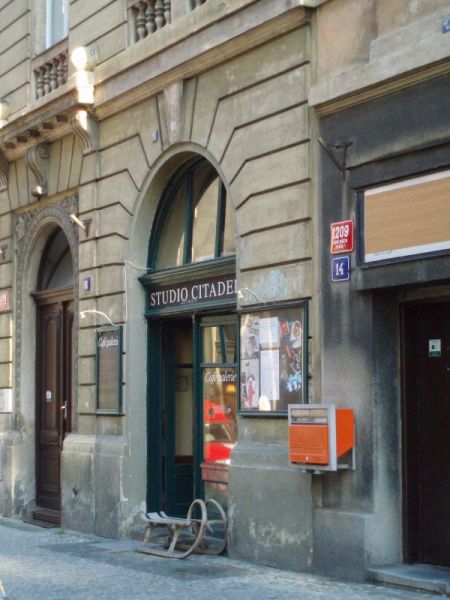 Café galerie Citadela průčelí 1.
